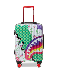 DREAMY TECHNICOLOR SHARKNAUTICS HARDSHELL CARRY-ON LUGGAGE