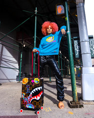 GLOBAL MOGUL POPAGANDA RON ENGLISH EDITION HARDSHELL CARRY-ON LUGGAGE