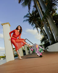 RODEO DRIVE SHARKNAUTICS HARDSHELL CARRY-ON LUGGAGE