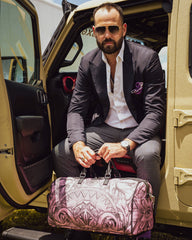 SOCIETY OF SHARKS DUFFLE