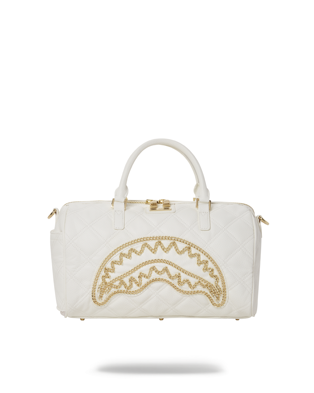 RIVIERA LE BLANC GOLD CHAIN SHARK MINI DUFFLE