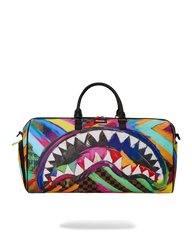 SHARKS IN PARIS CITY STREAKS DUFFLE