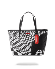 TRIPPY CHECK TOTE