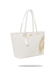 RIVIERA LE BLANC GOLD CHAIN SHARK TOTE