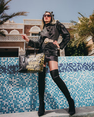 HALF GRAFF GLIDE TOTE