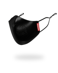 MIDNIGHT SHARK VEGAN LEATHER FACEMASK