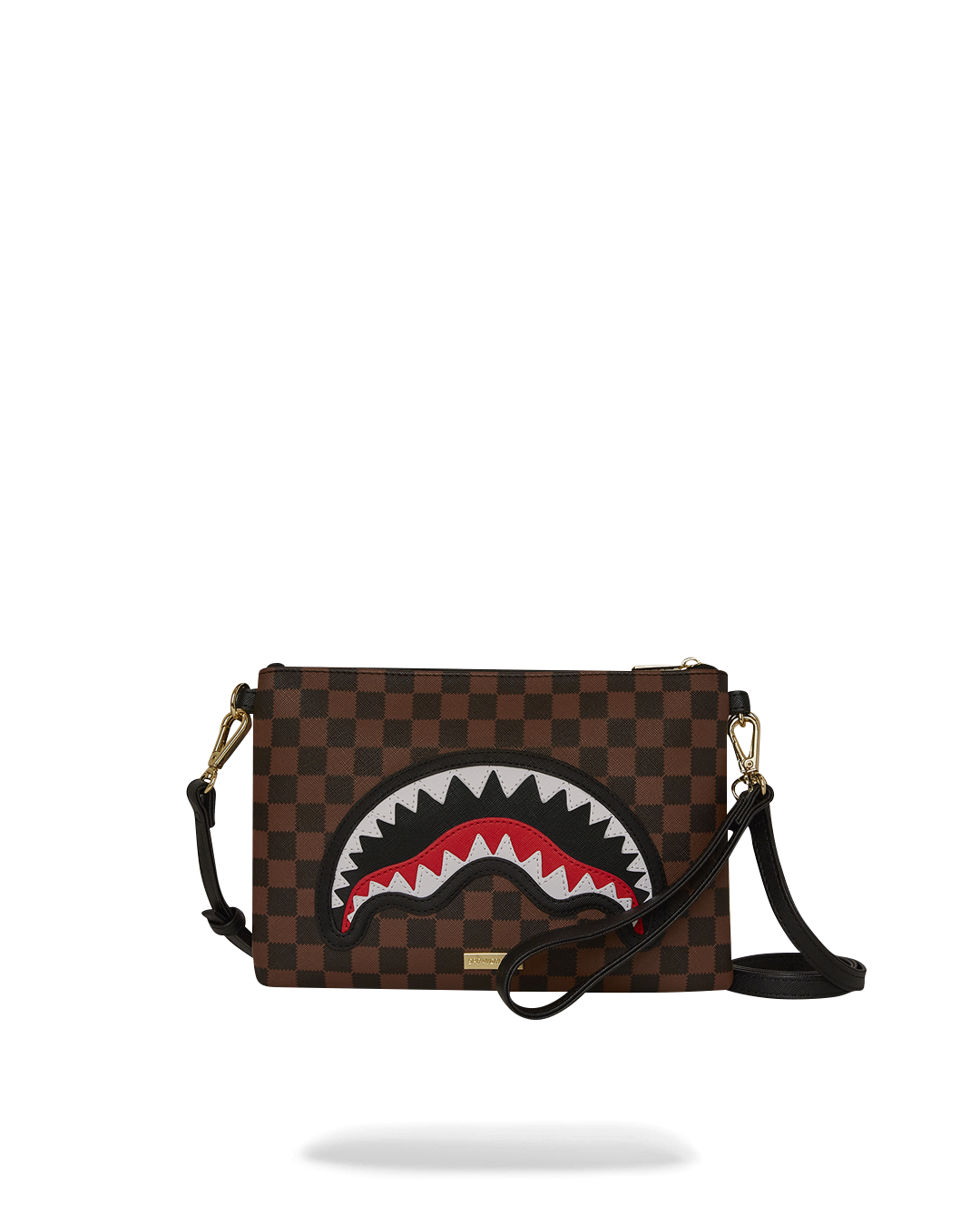 SAWTOOTH SHARKS IN PARIS CROSSOVER CLUTCH