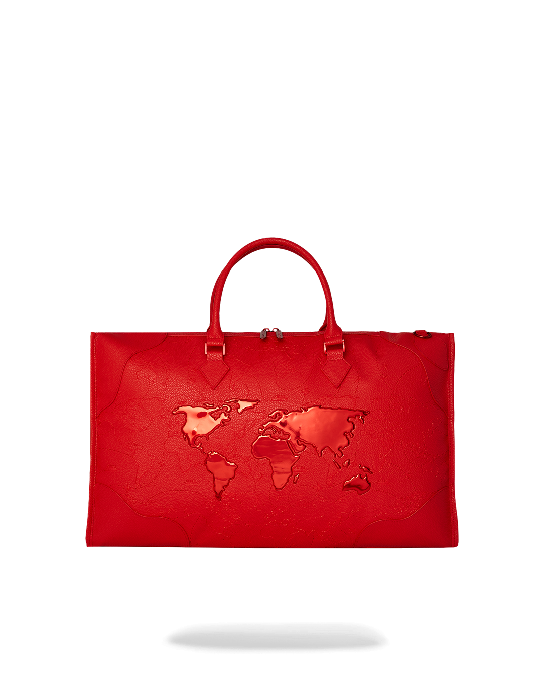 JAMES FIRST CLASS RUBY RED PYRAMID LARGE DUFFLE