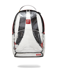 100% CLEAR BACKPACK SHARK