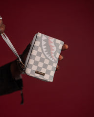 KNIT SHARKS IN PARIS IN CREAM WALLET